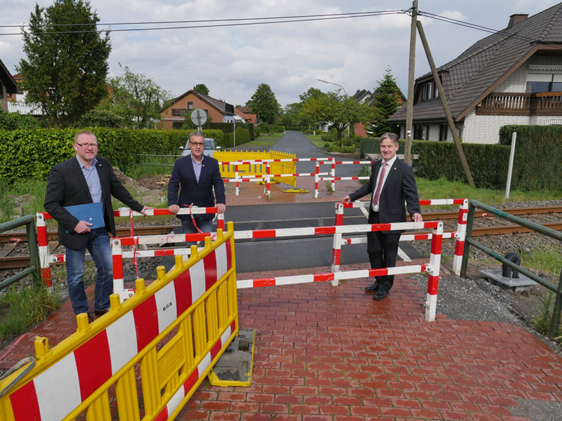 Thomas Westhof, Dr. Martin Schneider, Brgermeister Michael Berens